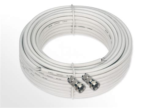 COMAG Koaxialkabel-Set 10m inkl. 2 Stk. F-Stecker