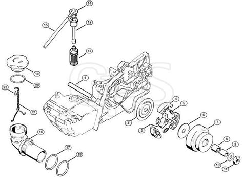 Genuine Stihl Ts360 C Clutch Pick Up Body Ghs