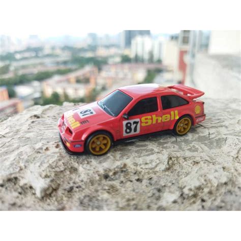 Hot Wheels Premium Twinpack Ford Siera Ford Escort Mazda Miata Rx7 FC Pandem Mercedes Benz