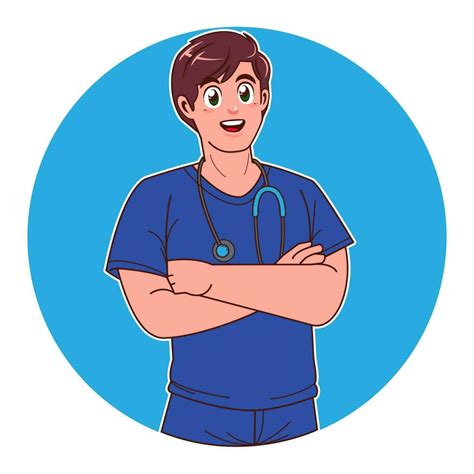 Male Nurse Practitioner Clipart