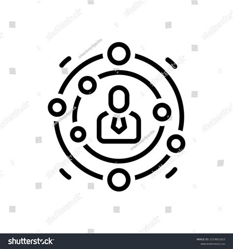 Vector Line Icon Cio Stock Vector Royalty Free 2119851815 Shutterstock