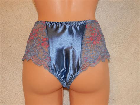 Handmade Lingerieblue Lingerie Setplus Sizebra Setblue Etsy