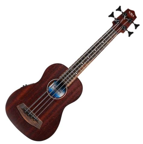 Kala Ka Ubass Rmbl Fs Rumbler Mahogany Electric Fretted U Bass Ukulele With Gig Bag Satin Finish