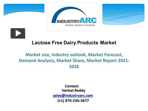 Ppt Lactose Free Dairy Products Market Forecast