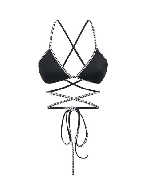 Lemlem Lena Wrap Triangle Bikini Top Editorialist