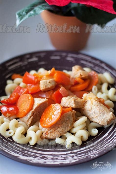 Гуляш с овощами: 6 фото в рецепте