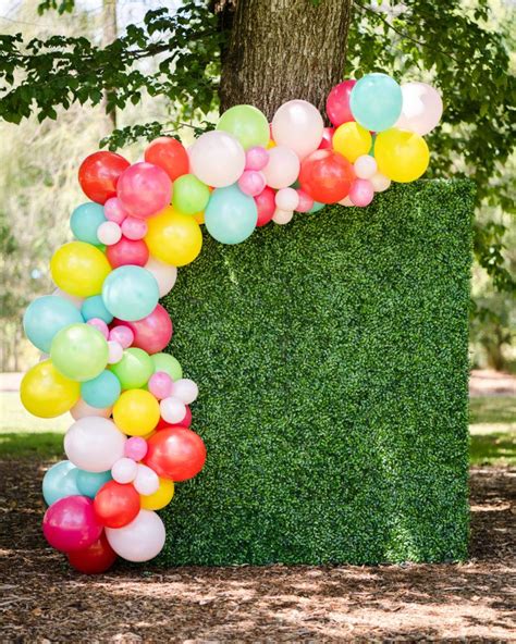 Alice Greenery Wall Luft Events Bendigo Balloons Prop Hire