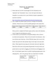 Sexlinkedtraitsworksheet Kathryne Vetter Virtual Lab Sex