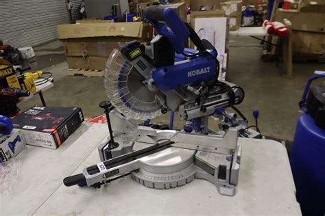 Kobalt Sliding Compound Miter Saw Matthews Auctioneers