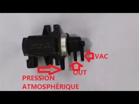 Position Du Tuyau De Vide Sur L Lectrovanne Turbo Et Egr Pompe