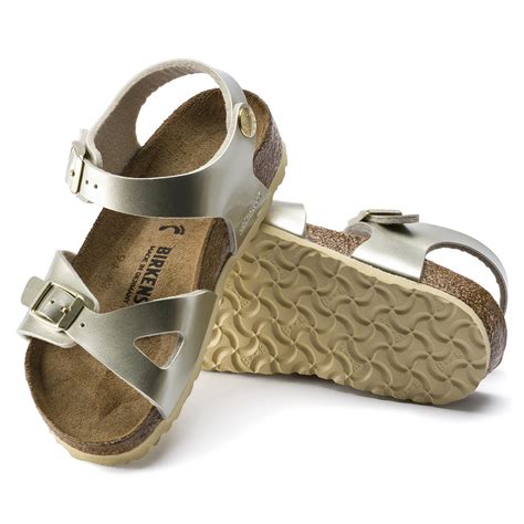 Rio Kids Birko-Flor Electric Metallic Gold | BIRKENSTOCK