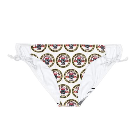 Loop Tie Side Bikini Bottom AOP Etsy