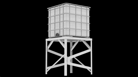 Water Tank 3d Model Turbosquid 1833958