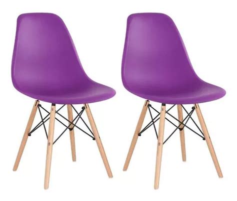 Kit Cadeiras Charles Eames Cozinha Wood Eiffel Dsw Av Cor Da Estrutura Da Cadeira Nude