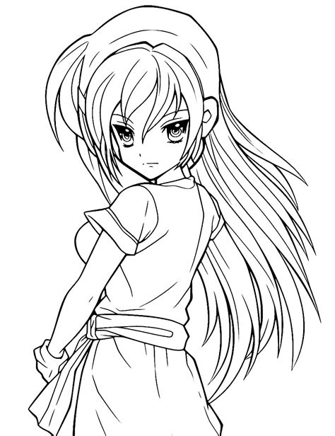 Discover More Than 84 Printable Coloring Pages Anime Best Vn