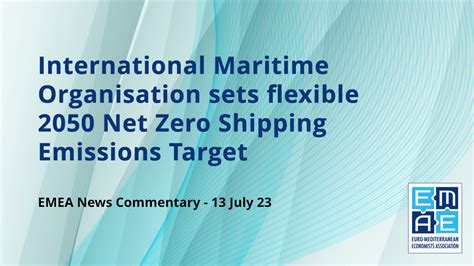 International Maritime Organisation Sets Flexible 2050 Net Zero