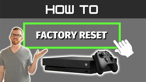 How To Factory Reset Xbox One Youtube