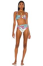 PatBO Flora Bandeau Bikini Top In White REVOLVE