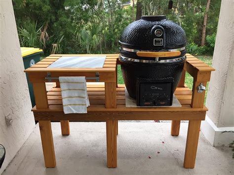 Diy Kamado Grill Integrert Kjokkenet