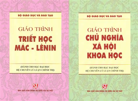 combo  cuon giao trinh triet hoc mac lenin giao trinh chu nghia xa