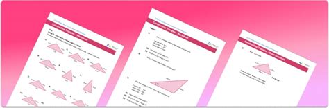 Constructing Triangles Worksheet Gcse Maths Free Third Space Learning