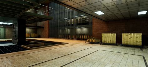 Goldfinger Fort Knox Vault Ue4 Wip — Polycount