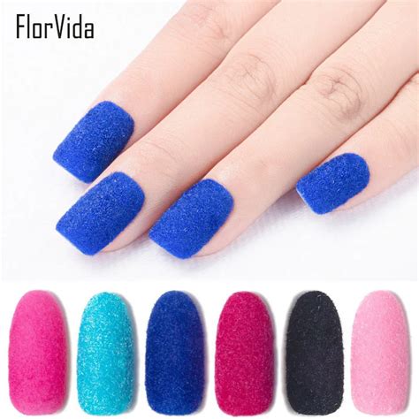 FlorVida 12 шт./компл. дизайн ногтей бархатная пудра матовая пушистая ...