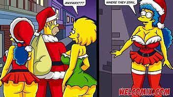 Christmas Present Giving His Wife As A Gift To Beggars The Simptoons Simpsons Hentai