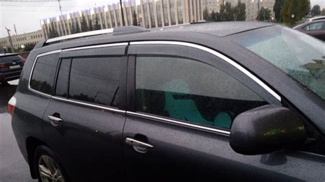 Ветровики для хая — Toyota Highlander (XU40), 3,5 л, 2012 года ...