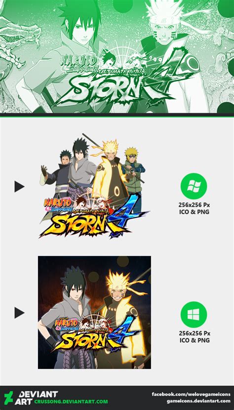 Naruto Shippuuden Ultimate Ninja Storm 4 Icon By Crussong On DeviantArt