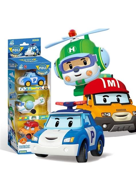 Adet Set A kore Oyuncaklar Robocar Poli Dönüşüm Robot Poli Amber Roy