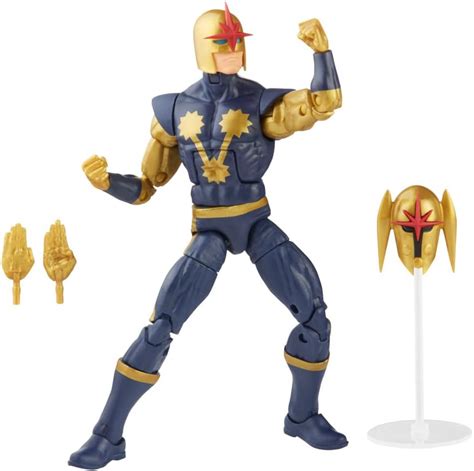 Marvel Legends Nova Action Figure 15 Cm 4 Accessori Per Bambini Dai