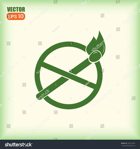 No Naked Flame Warning Sign Vector Stock Vector Royalty Free Shutterstock