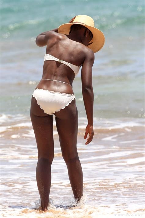 Lupita Nyong O In A Bikini In Hawaii Pictures Popsugar Celebrity
