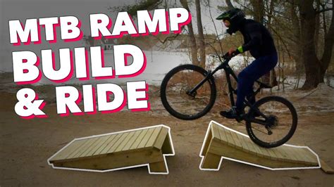 Building A Wood Mtb Kicker Ramp And Landing Build Ride Youtube