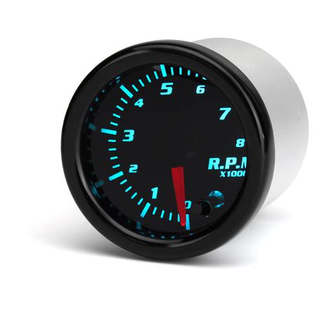 universal   mm tachometer tach rpm gauge digital  color led