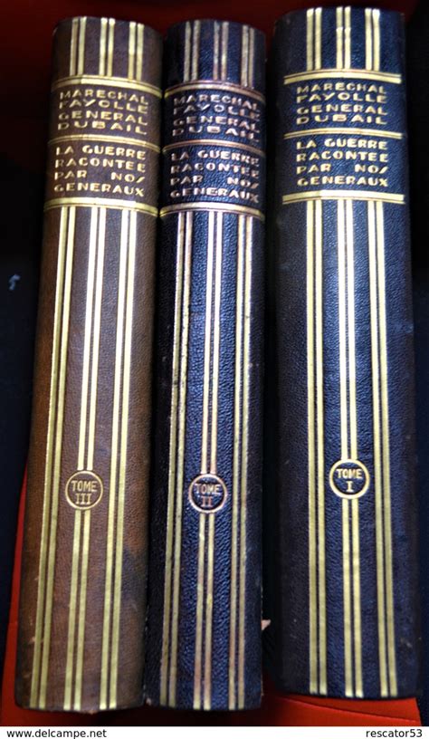 Rare Trois Volumes La Guerre Racont E Par Nos G N Raux