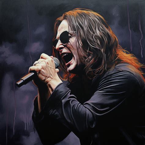 Ozzy Osbourne Art Print Painting By Jose Alberto Fine Art America