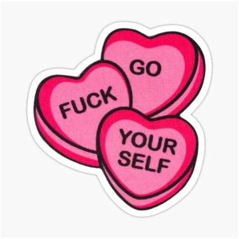 Go Fuck Yourself Sticker By Nastyfucker Redbubble