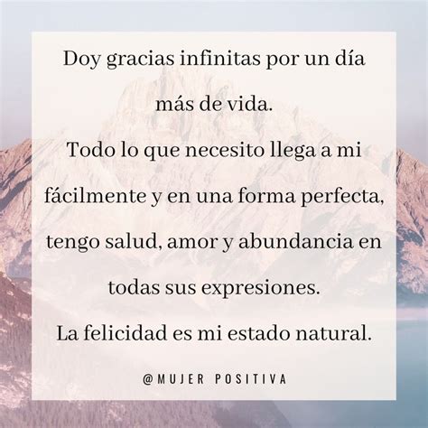 Gracias Por Un D A M S Afirmaciones Positivas Afirmaciones Diarias