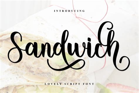 Sandwich Font By Gufronkfm · Creative Fabrica