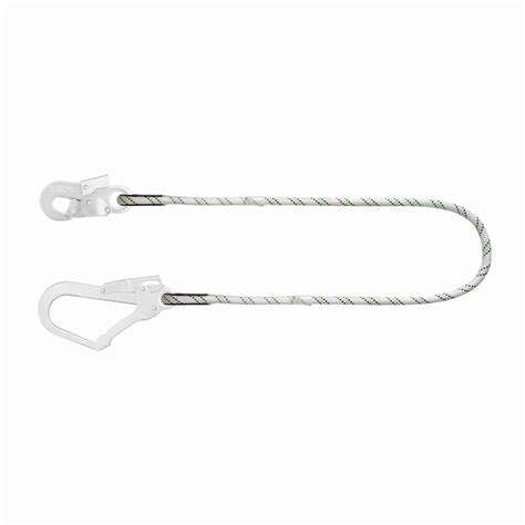 Restraint Kernmantle Rope Lanyard 2 0m With Scaffold Hook Safe