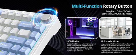 Amazon Fogruaden M Wireless Creamy Mechanical Gaming Keyboard Hot Swappable Custom