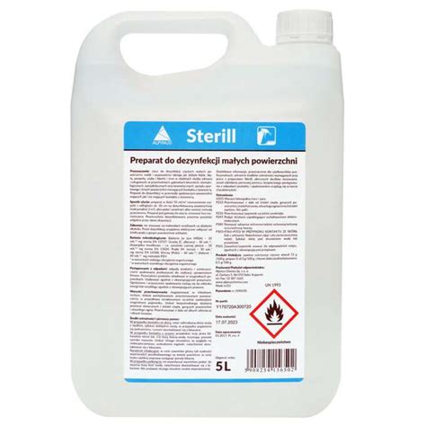 ALPINUS Sterill Preparat Do Dezynfekcji Powierzchni 5000ml