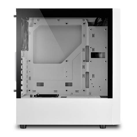 Gabinete Sharkoon Rgb Slider White Atx Micro Atx Mini Itx Cristal