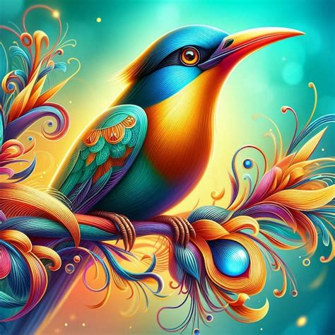 Premium Photo Beatiful Bird Of Paradise On Branch Cendrawasih Bird