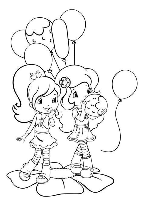 Картинка девочка с шариками раскраска - Фото подборки