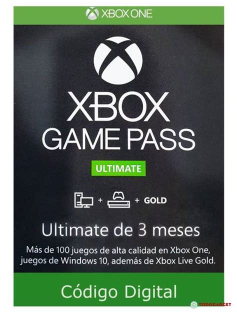 Código Xbox Game Pass Para Pc 3 Meses Sirve En Consola Usd 499