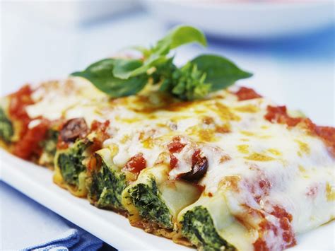 Cannelloni Mit Spinat Rezept Eat Smarter