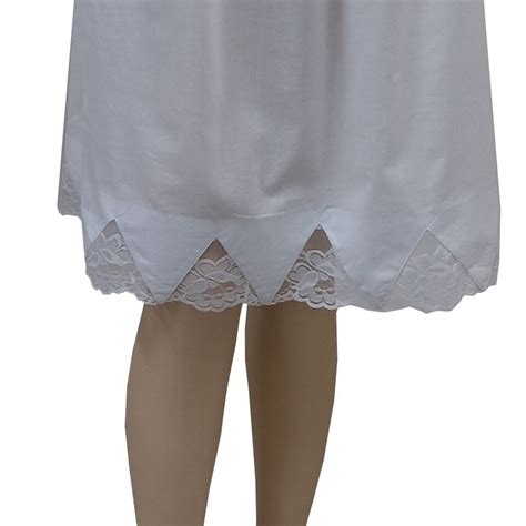 Cotton Half Slip Underskirt Lacey Lingerie Skirt Petticoat For Women EBay